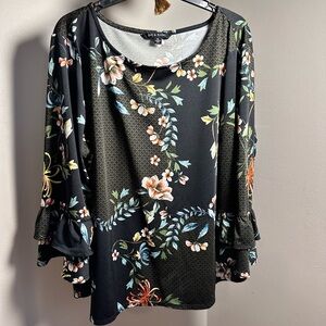 Zac & Rachel Multicolor Floral Blouse